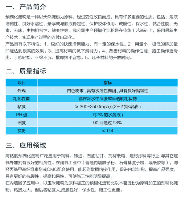 預糊化淀粉(α----淀粉)